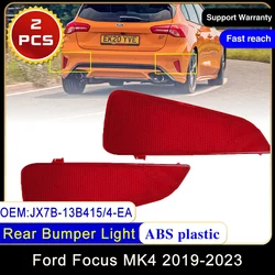 for Ford Focus 2019~2023 JX7B-13B415-EA JX7B-13B414-EA Rear Bumper Reflector Light Warning Brake Stop Turn Signal Lamp No Bulb