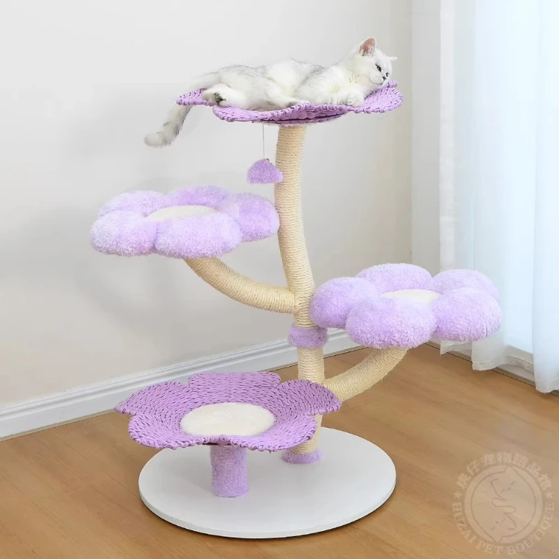 

Cat climbing frame wear-resistant scratching board post cat litter tree