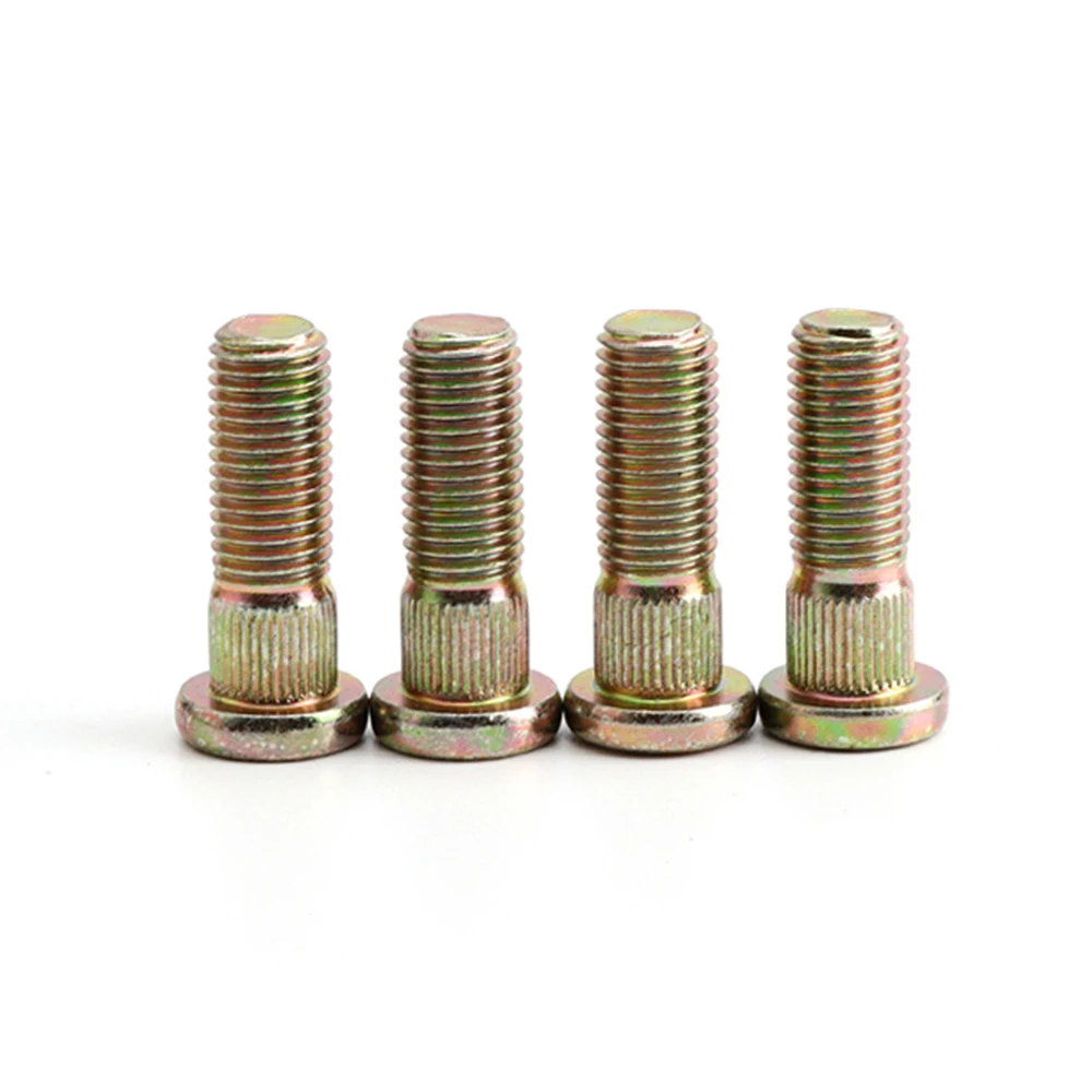 

Front Rear Wheel Stud M10*1.25 Spline Screw 10.9 Steel For ATV Go Kart UTV Buggy Quad Bike Universal Parts