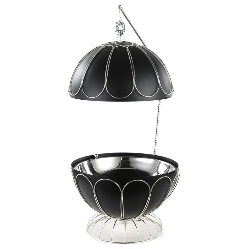 

Stainless steel dining stove black globe dining stove hotel restaurant hanging stove