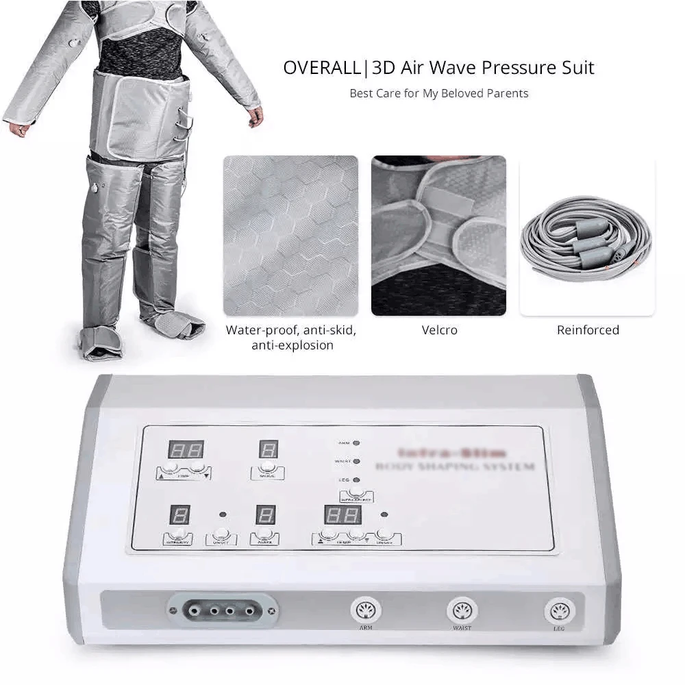 

Air Pressure Lymphatic Drainage Machine Body Slimming Muscle Relax Heated Therapy Weight Loss Pressotherapy Suit For Full Body