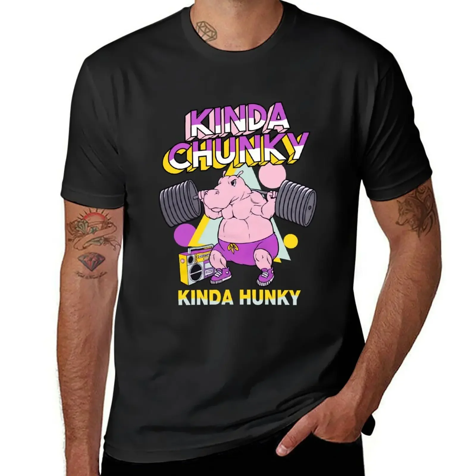 Kinda Chunky. Kinda Hunky T-Shirt boys animal print custom shirt plain t shirts men