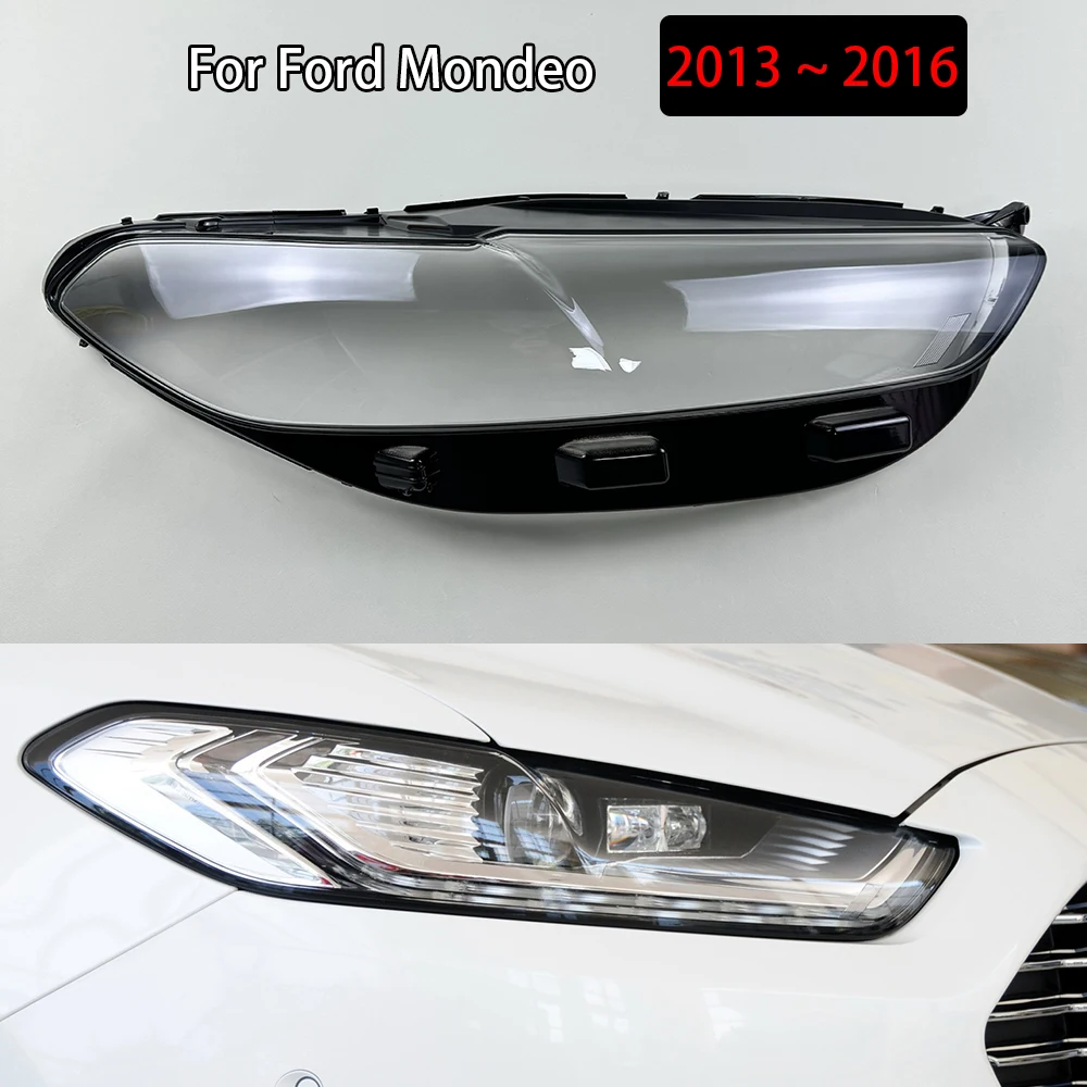 

Car Accessories Headlight Cover Transparent Lampshade Lamps Headlamp Shell Lens Plexiglass For Ford Mondeo 2013 2014 2015 2016