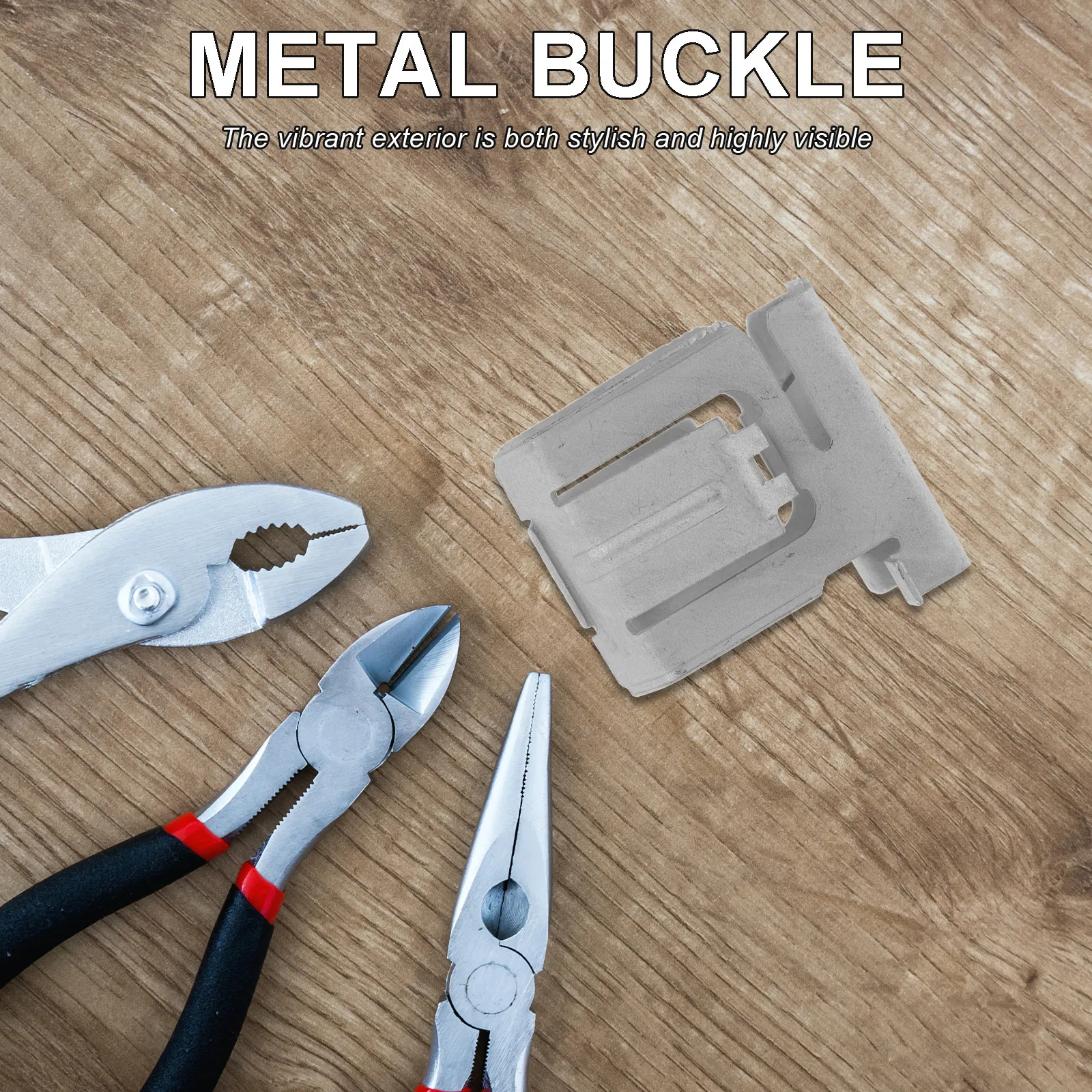 

3Pcs Heavy-Duty Metal Solar Panel Clamp Stainless Steel Fixed Buckle for Residential Commercial Easy Install