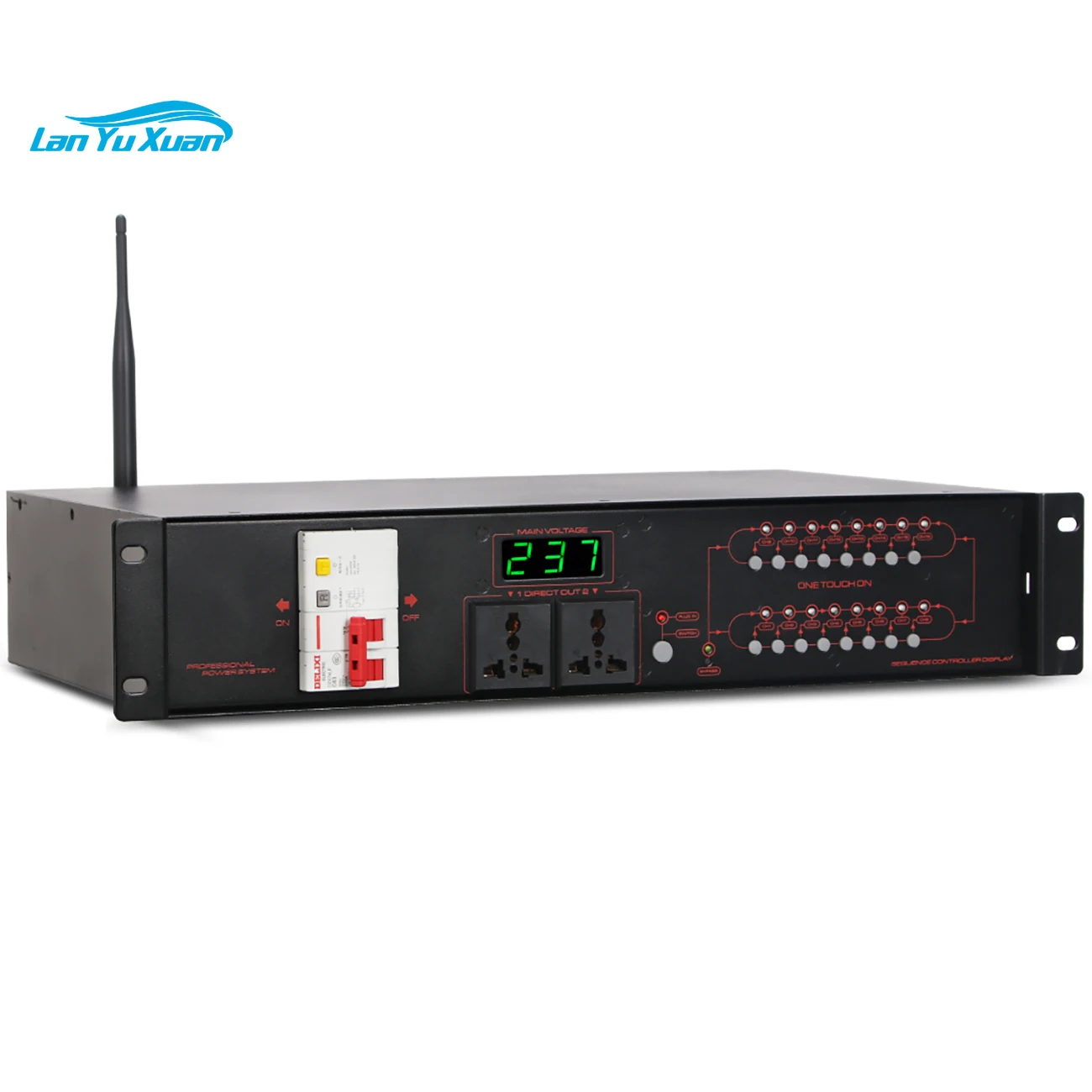 

New DL16 Professional 16 Way High Power Supply Sequencer Controller Audio System