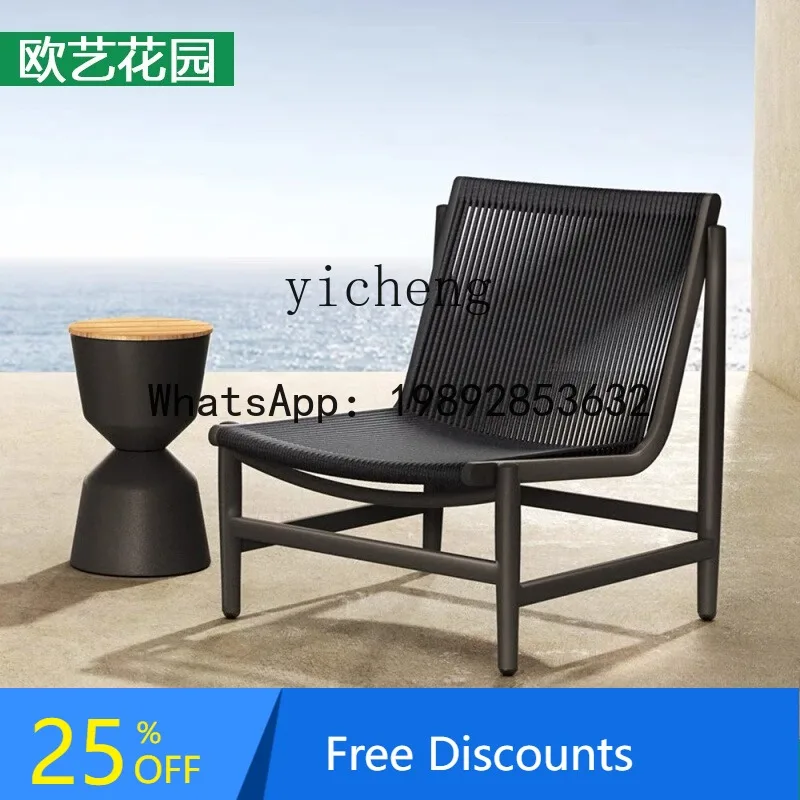 Z1 Outdoor Sofa Rattan Garden Courtyard Three-Piece Set Coffee Table Dining Table Chair Combination Balcony Leisure Rattan Chair