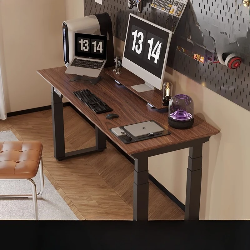 

Motor 2-section lifting table customized model with black desktop