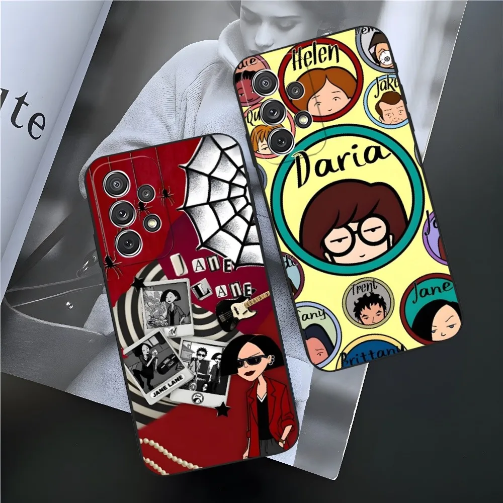 Anime D-Daria Phone Case for Samsung Galaxy S23 Ultra S24 S22 S20 Fe S21 Plus A54 A34 A24 A53 M54 Note 20 Back Cover