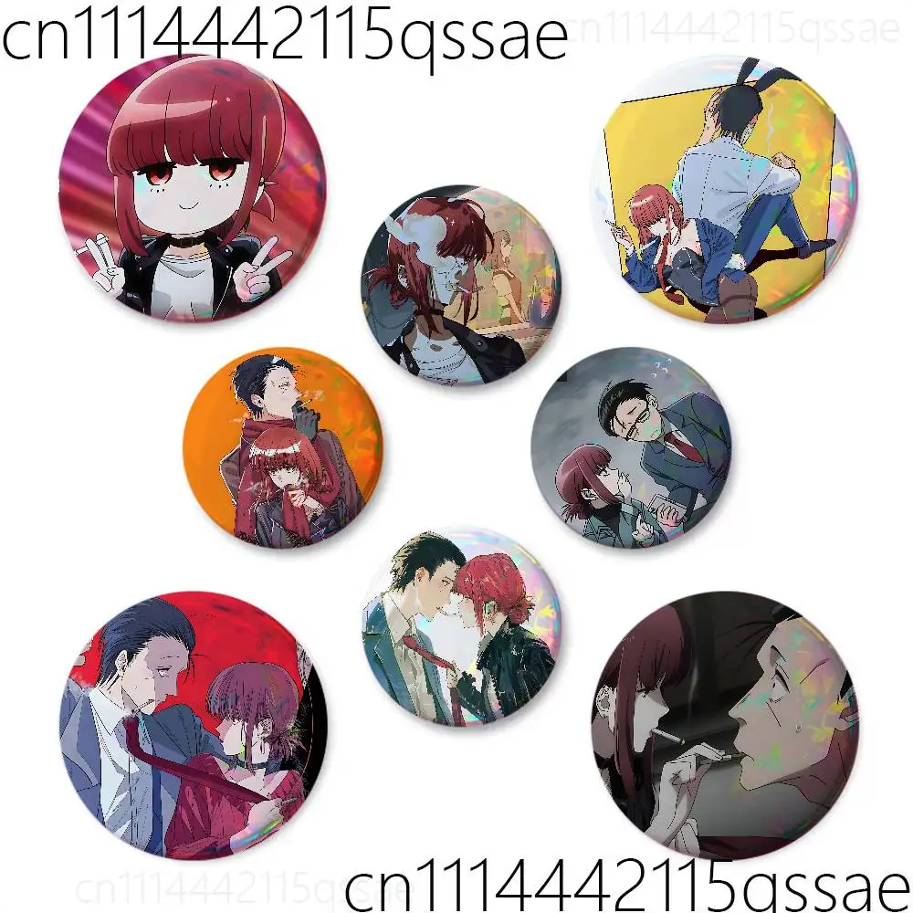 Yamada Smoking Button Pins Backpack Clothing Decor Brooch Cartoon Science Fiction Badge Jewelry Gifts for Kids