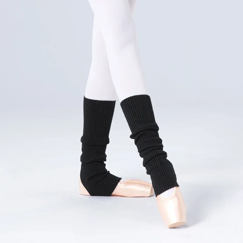 الفتيات النساء الباليه تدفئة الساق الباليه الجوارب الرقص محبوك تدفئة الساق المهنية الباليه بيلاتيس اليوغا تخزين قصير