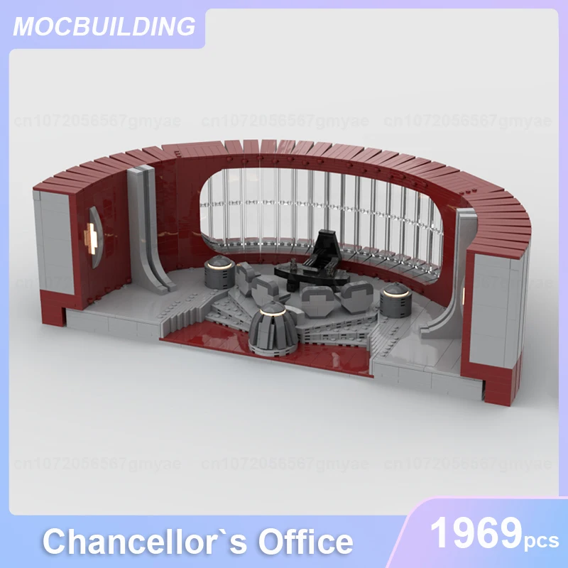 Chancellor Office Model MOC Building Blocks DIY Assemble Bricks Architecture Educational Creative Collection Toys Gifts 1969PCS