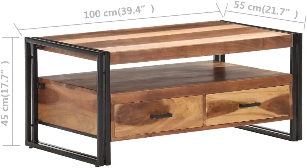 Mesa De Café De Estilo De Indústria, Mesas Laterais Centrais, Mesa De Sofá, Mesa De Cocktail, Mesa De Sala De Estar, Quarto E Vida