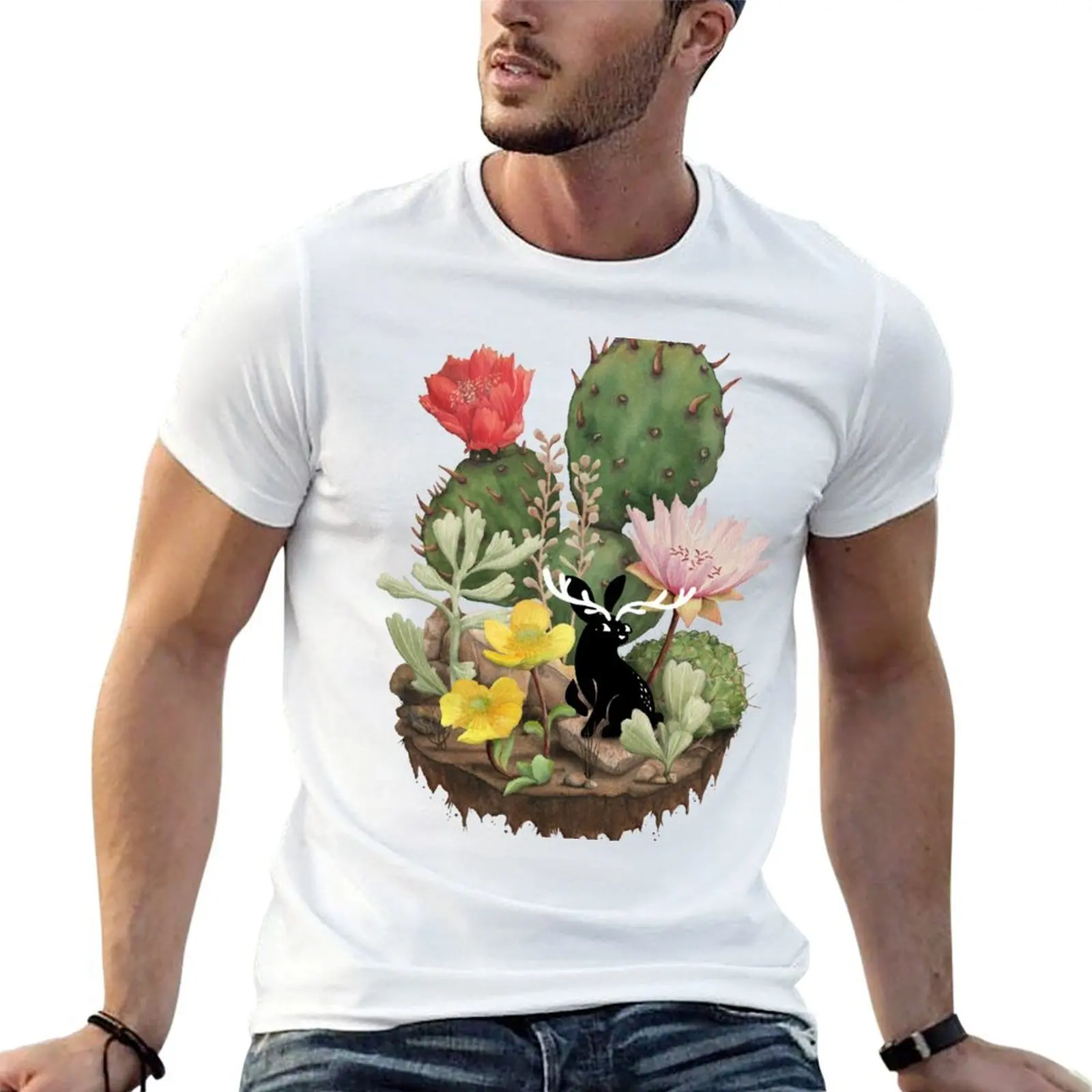 

Tiny Jackalope T-Shirt man t shirt luxury anime tshirt T-Shirt