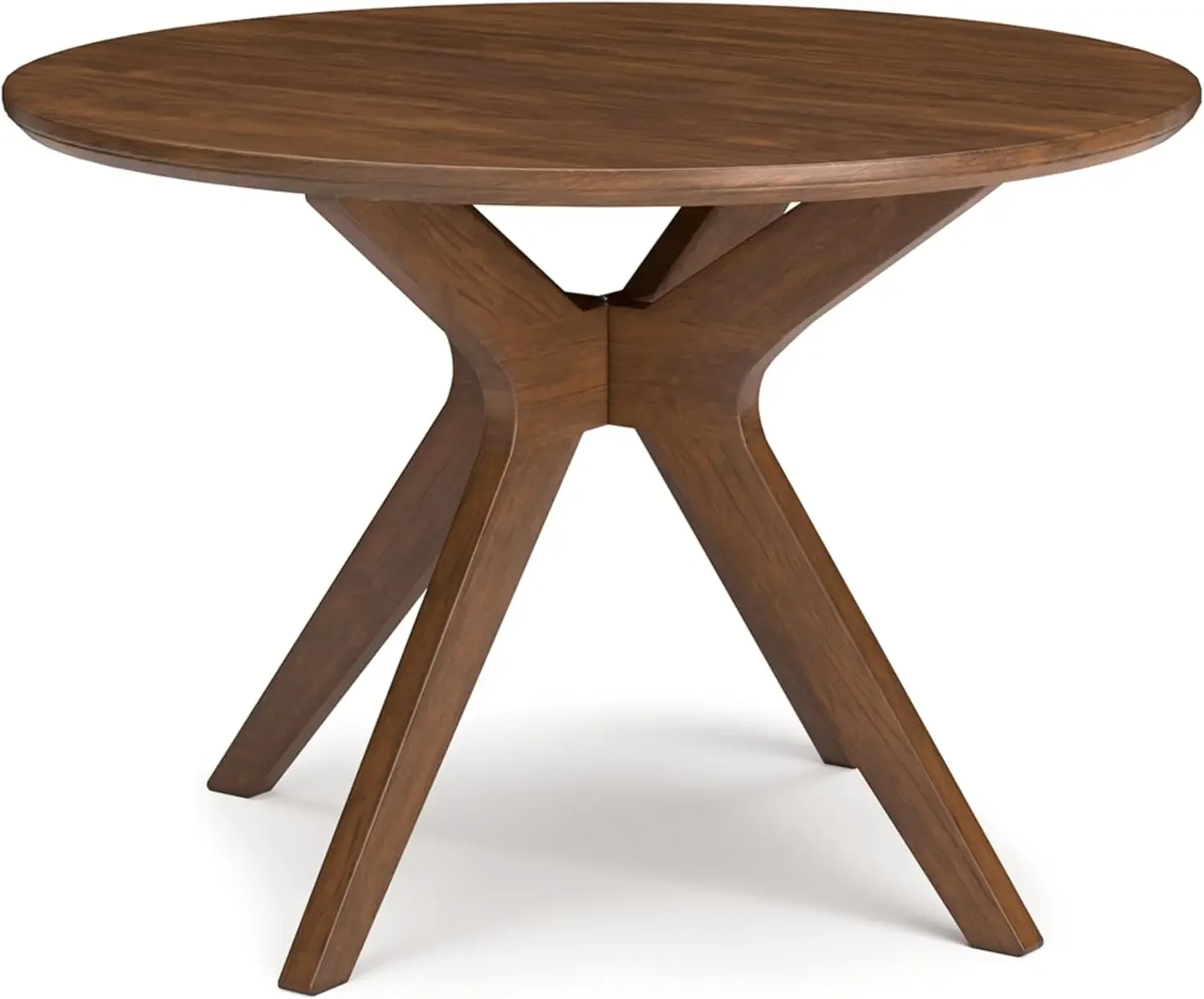 

Lyncott Traditional Round Dining Room Table|Seats up to 4| Brown