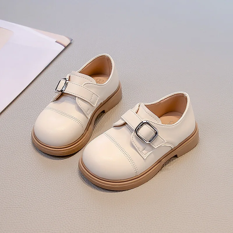 

New Children's PU Leather Shoes Spring Autumn Boys Girls Fashion Casual Mary Jane School Student Loafer Size 23-35