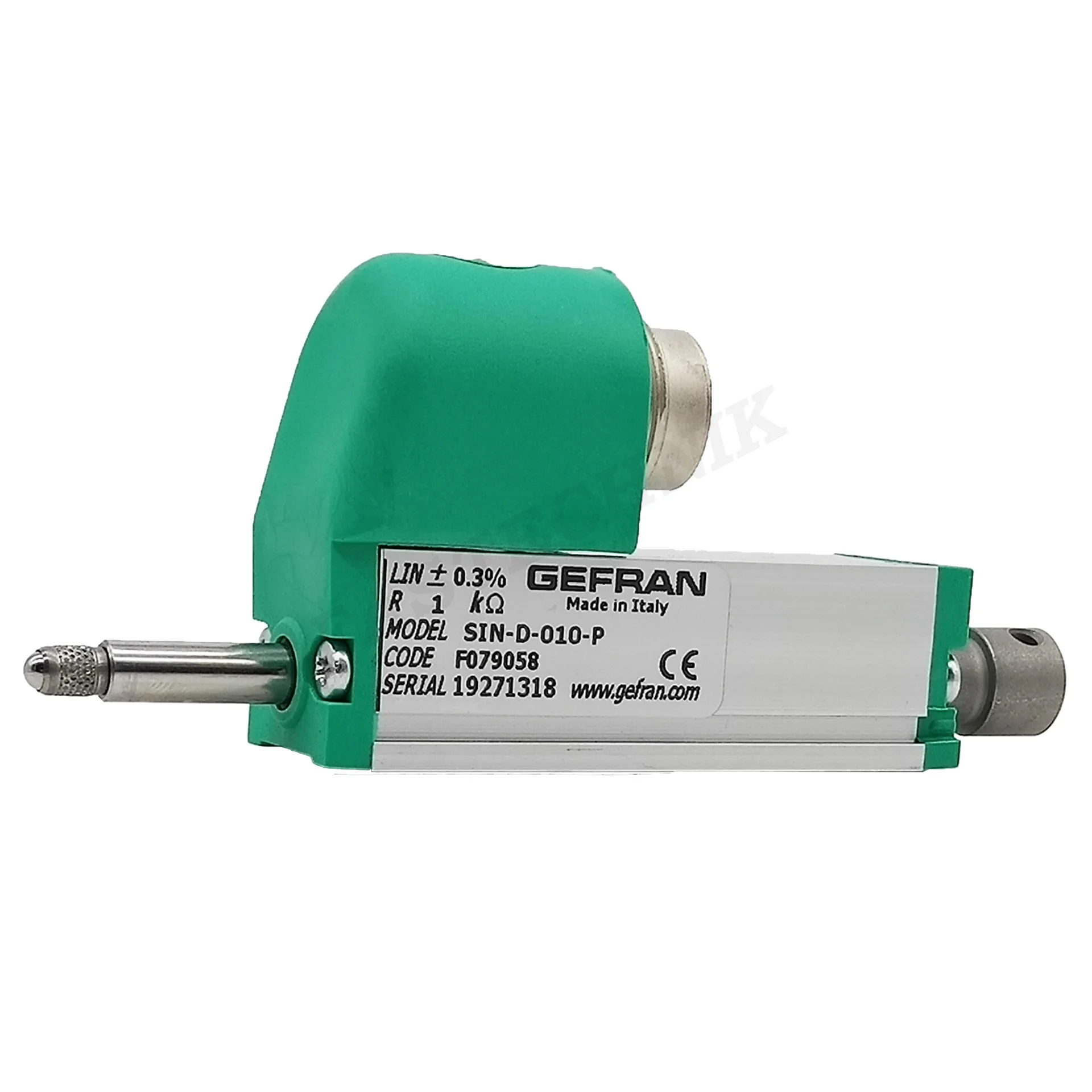 GEFRAN، محول نقل خطي مدمج زنبركي/مسطرة إلكترونية SIN-D-010-P