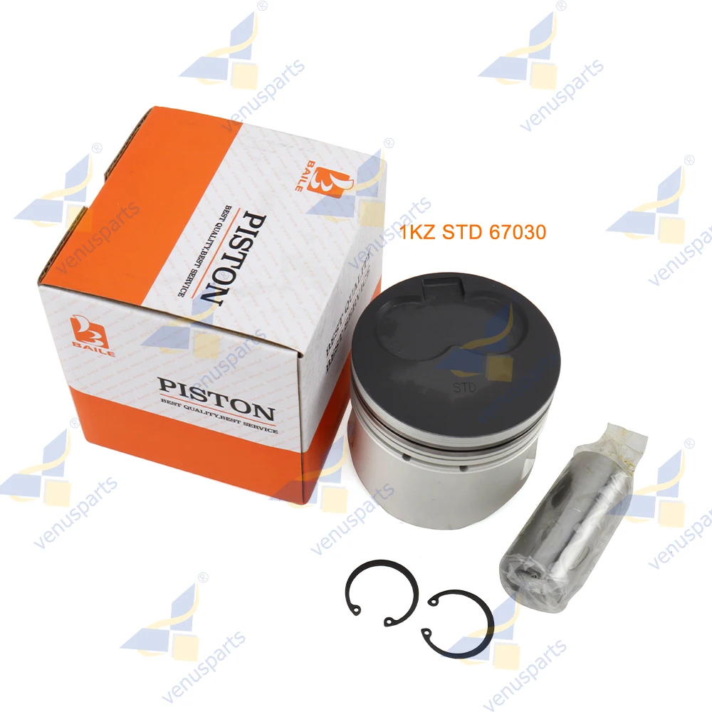 1KZ Piston Set 4-Cylinder For Toyota Engine 13011-67030 Overhaul Rebuild Kit