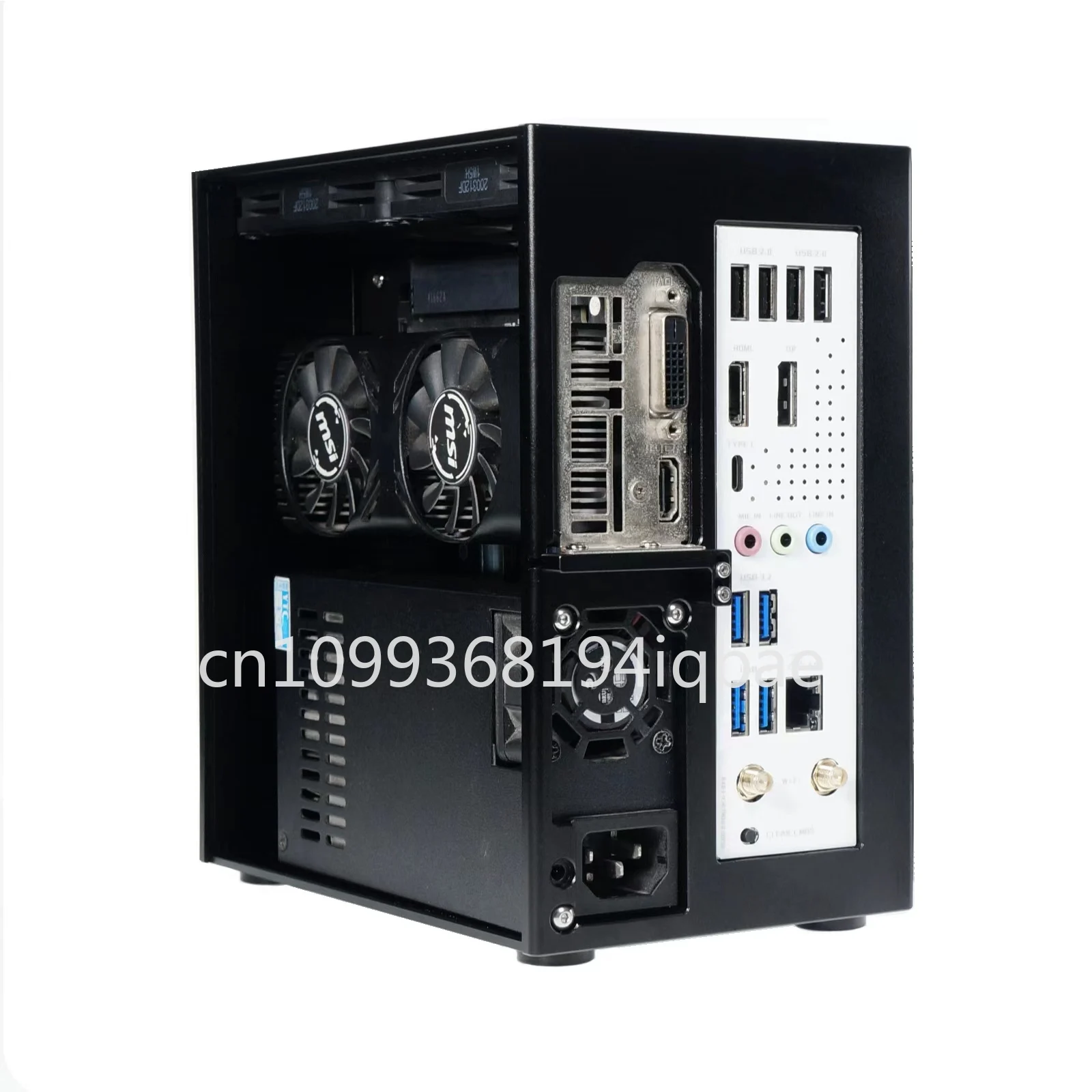 [New version] ZS-A4DC/ITX bkb half-height knife card chassis, version V4\ 4.3L volume rtx4060