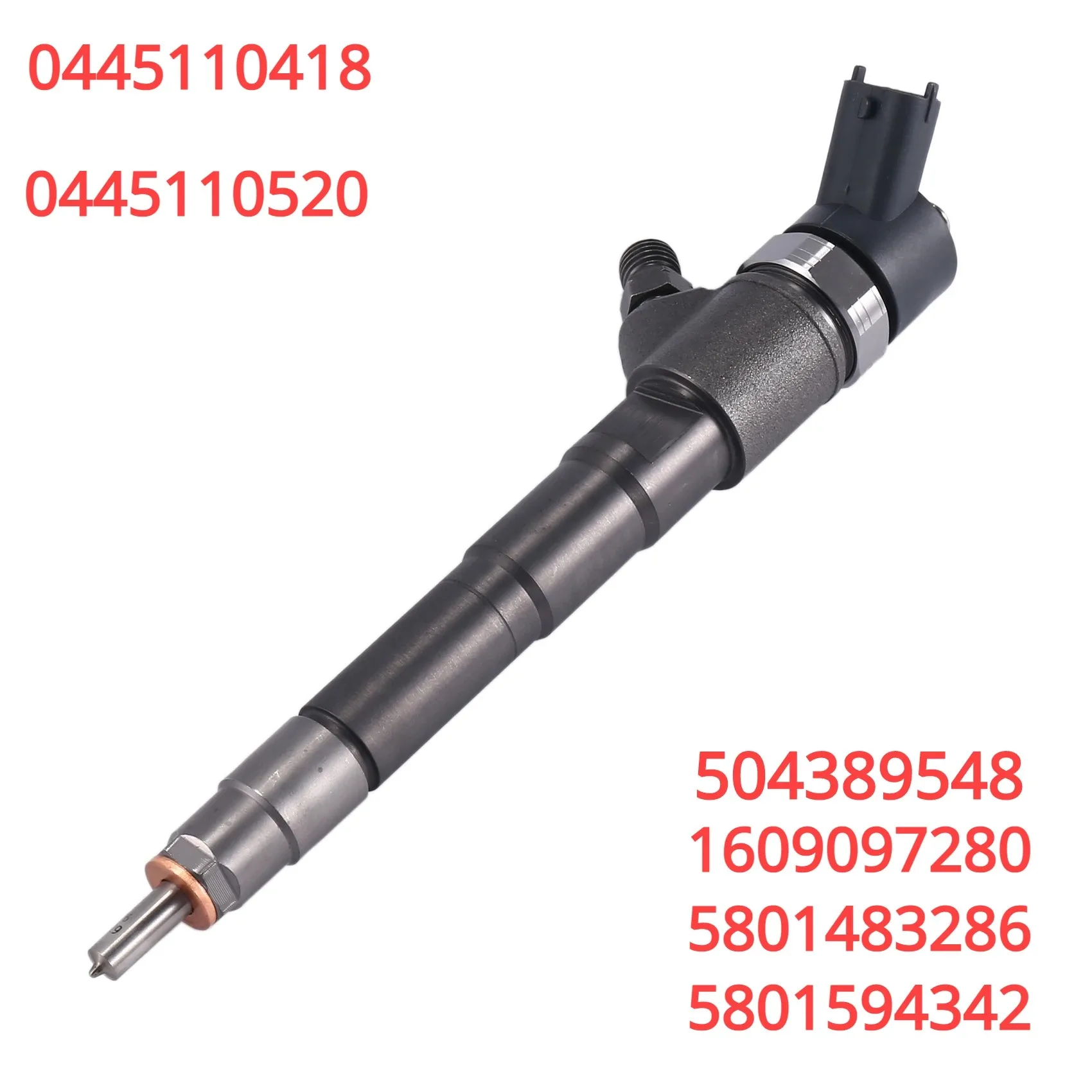 

High Quality OEM 0445110418 0445110520 Diesel Common Rail Fuel Injector For FIAT DUCATO / IVECO 504389548