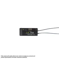 FrSky TD R6 2.4Ghz / 900Mhz Tandem dual-band Receivers 6CH PWM / Telemetry / Black Box