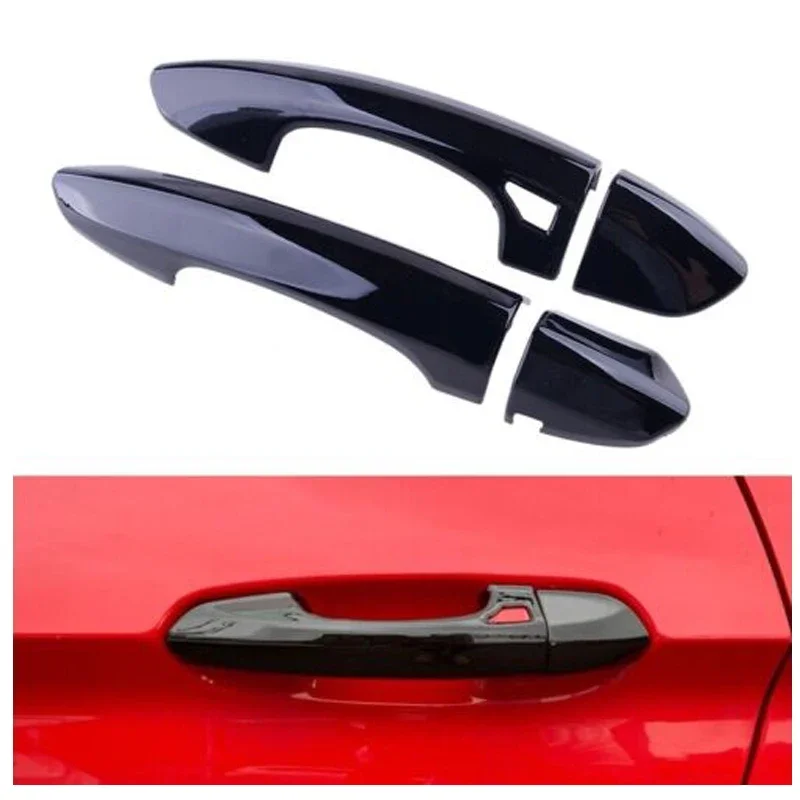 For Ford Mondeo Fusion MK4 3th CD391 2014~2022 Luxuriou Gloss Black Outer Door Handle Cover Styling Sticker Trim Car Accessories - view 4