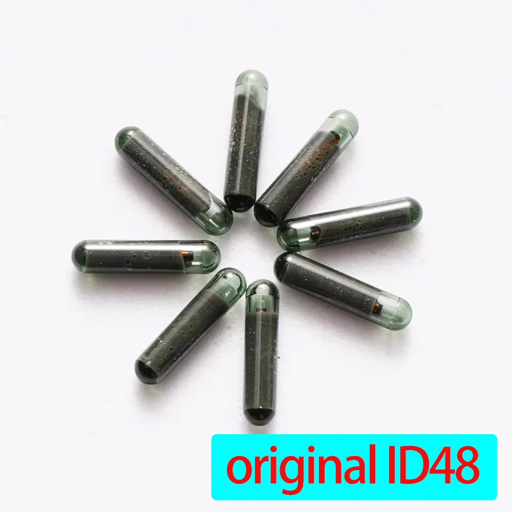 

5/10/20 шт. оригинальный стеклянный чип ID48 автоматический чип транспондера ID 48 чип OEM автоматическое стекло ID 48 Can Megamos чипы для разблокировки