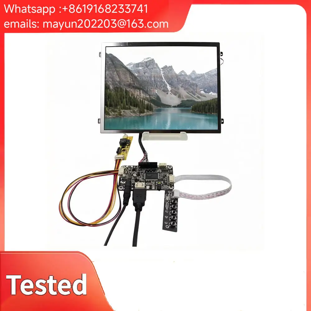 

10.4-inch IPS LCD screen model VS104T-003A by VSDISPLAY. Resolution 1024x768, brightness 500 nits. Includes an HD LCD controller