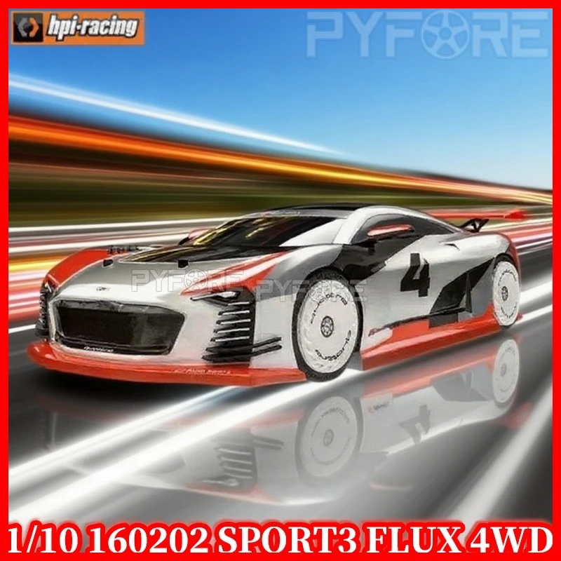 

HPI RACING 1/10 160202 SPORT3 FLUX 4WD RTR Electric Remote Control Car Flat Drift Car Model Children's Toys RC cars for adults