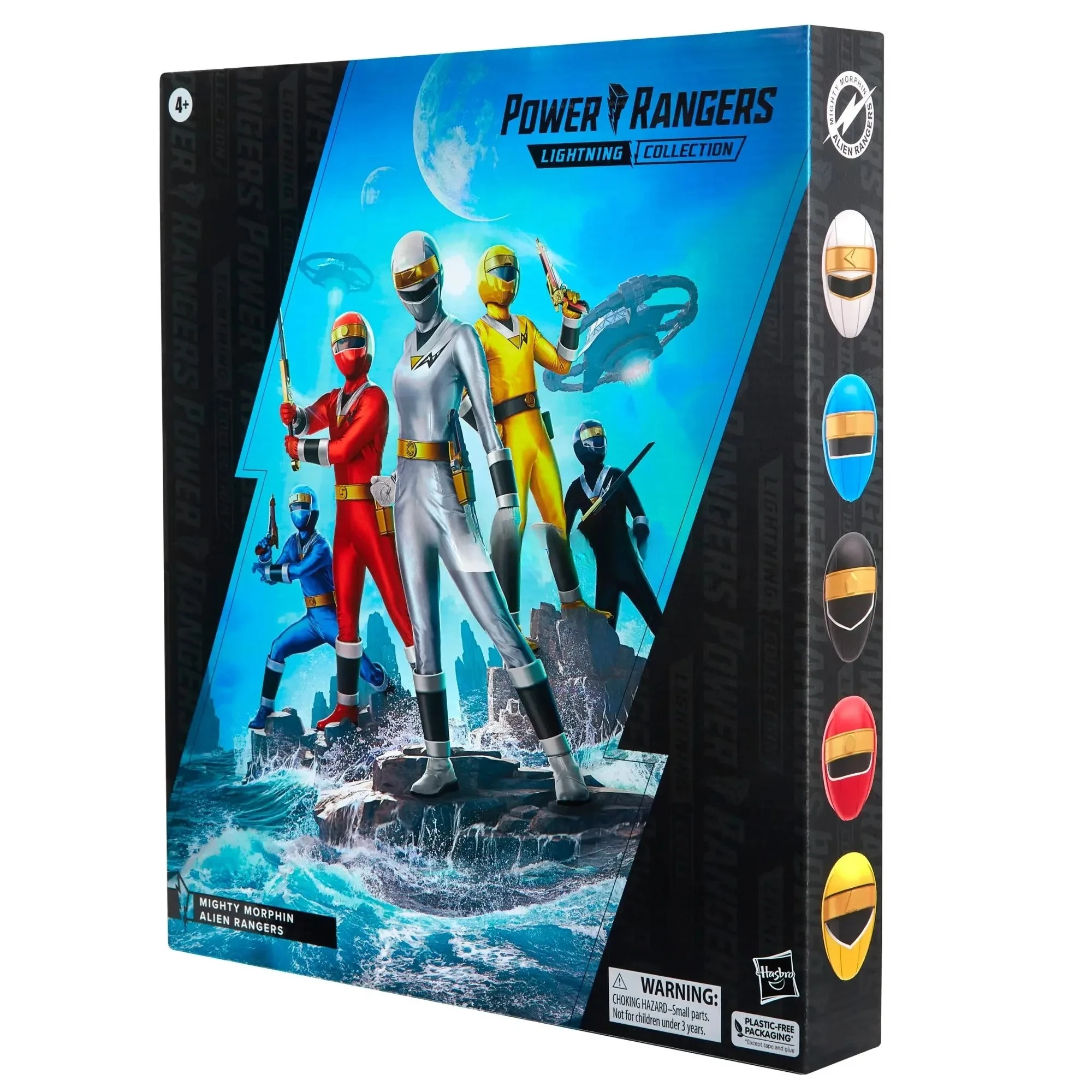Hasbro Power Rangers Lightning Collection 5-Pack Alien Rangers 6 นิ้วAction Figure 15 อุปกรณ์เสริม 5 Blast Effectsของขวัญf5937