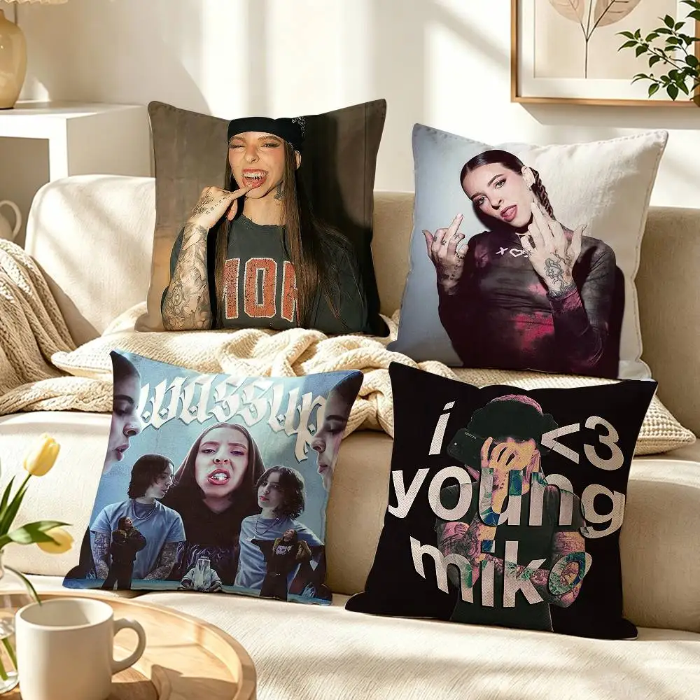 Young M-Miko Do Not Disturb  Pillow Case Pattern Printed Pillowcase For Living Room Sofa Cushion Cover