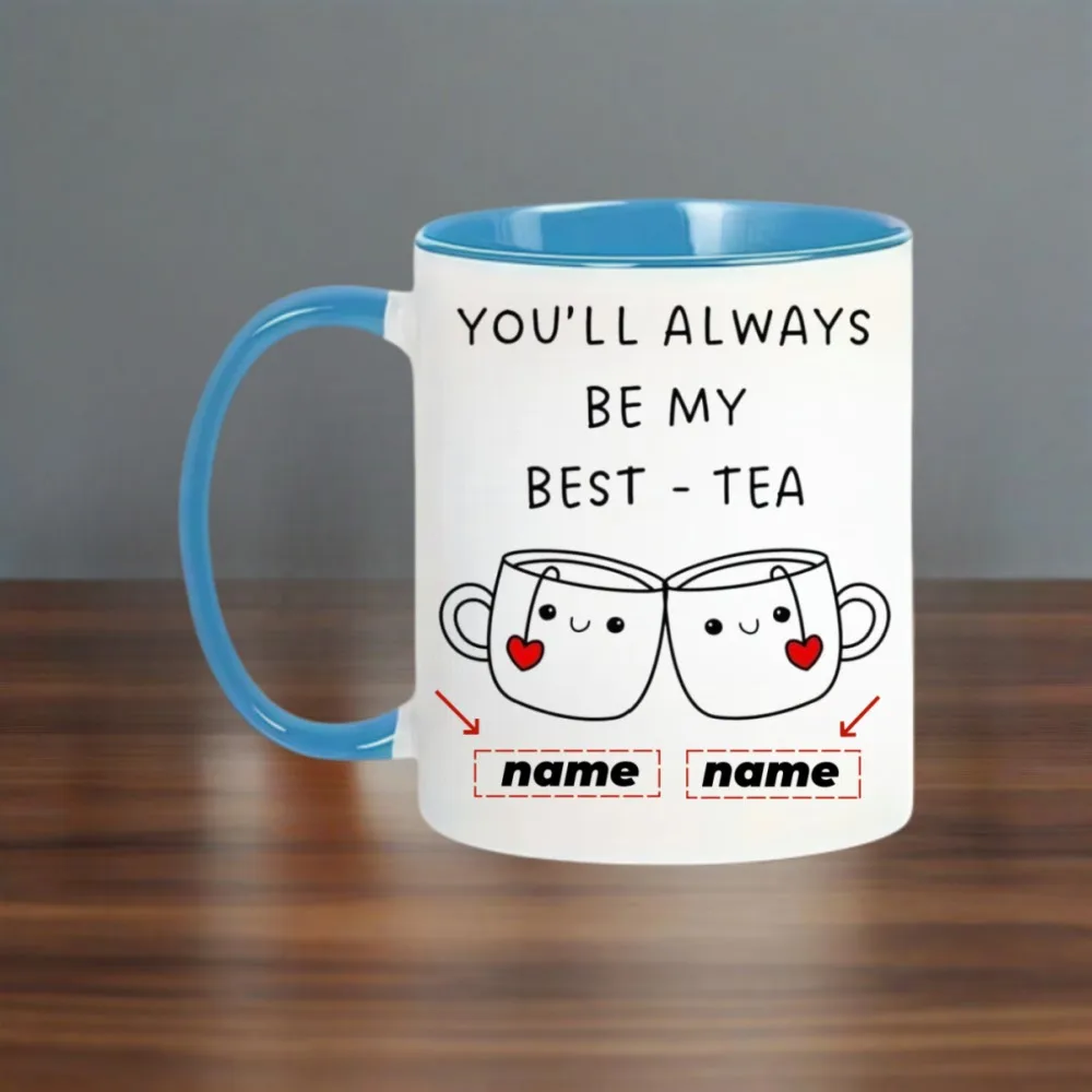 Customized Name Mug - Double-Sided Printing Design 