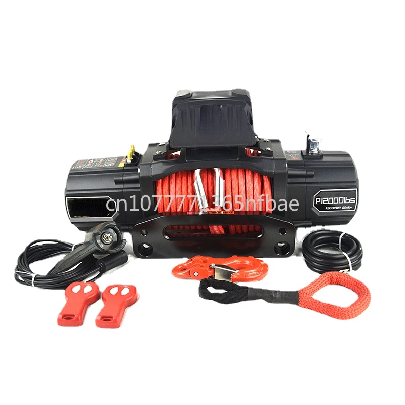 fast speed off road other winches electric 4x4 IP67 waterproof 12V/24V