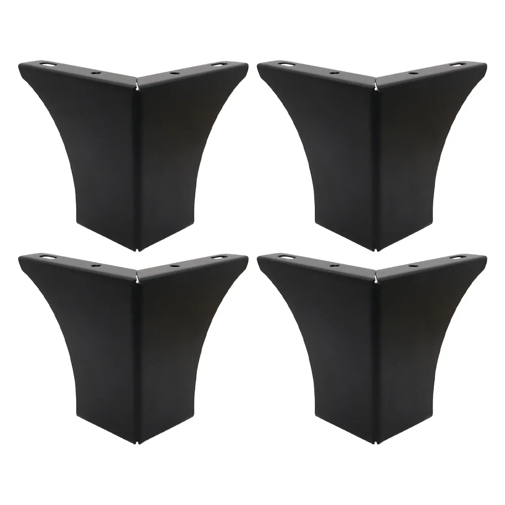 4pcs Heavy Load Bearing Furniture Legs Metal Cabinet Feet Triangle Sofa Legs DIY Sofa Legs Home Improvement Building Hardware