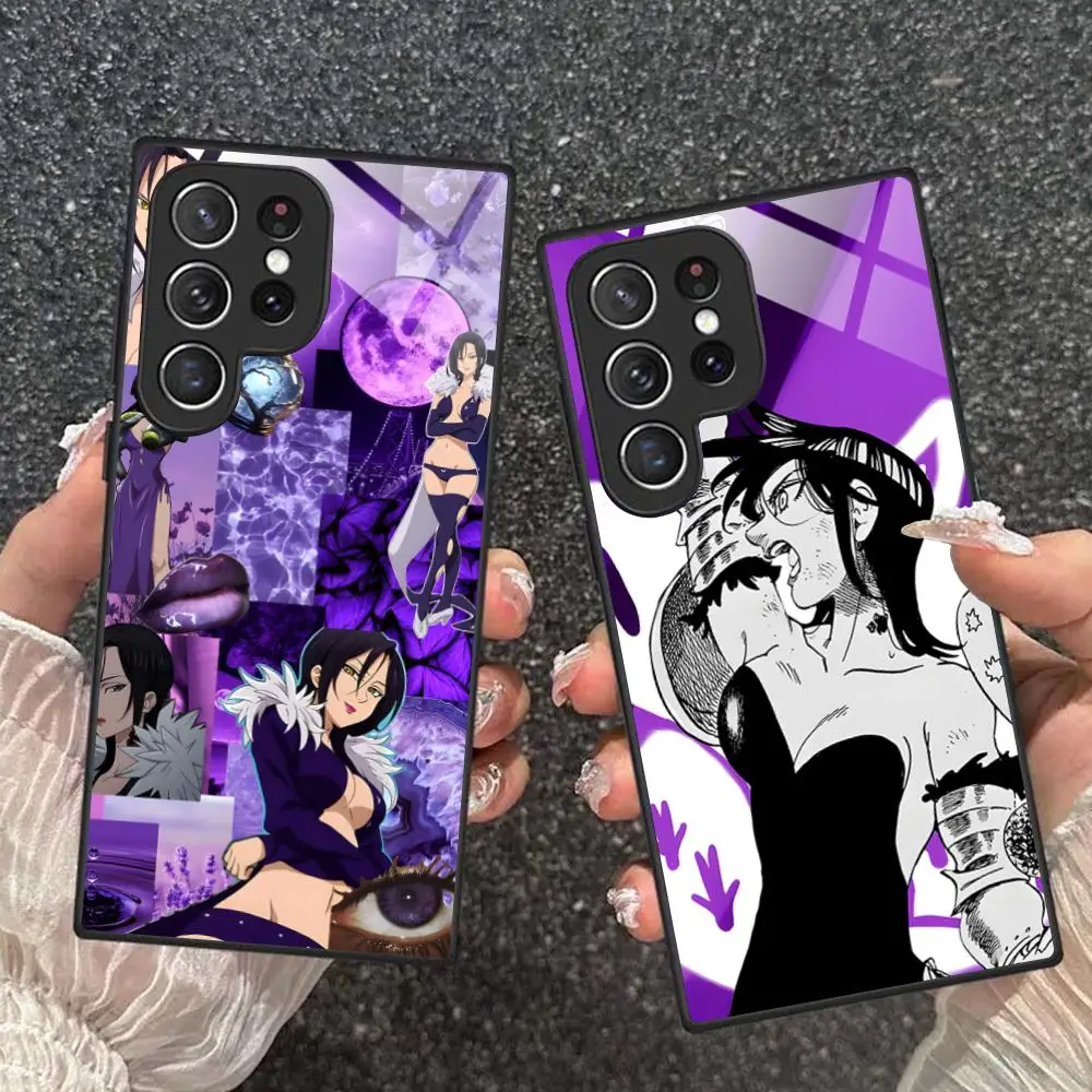 Seven Deadly Sins Merlin Phone Case for Samsung Galaxy A56 55 54 53 52 51 36 35 34 23 16 15 5G Glass Protective Cover - view 3