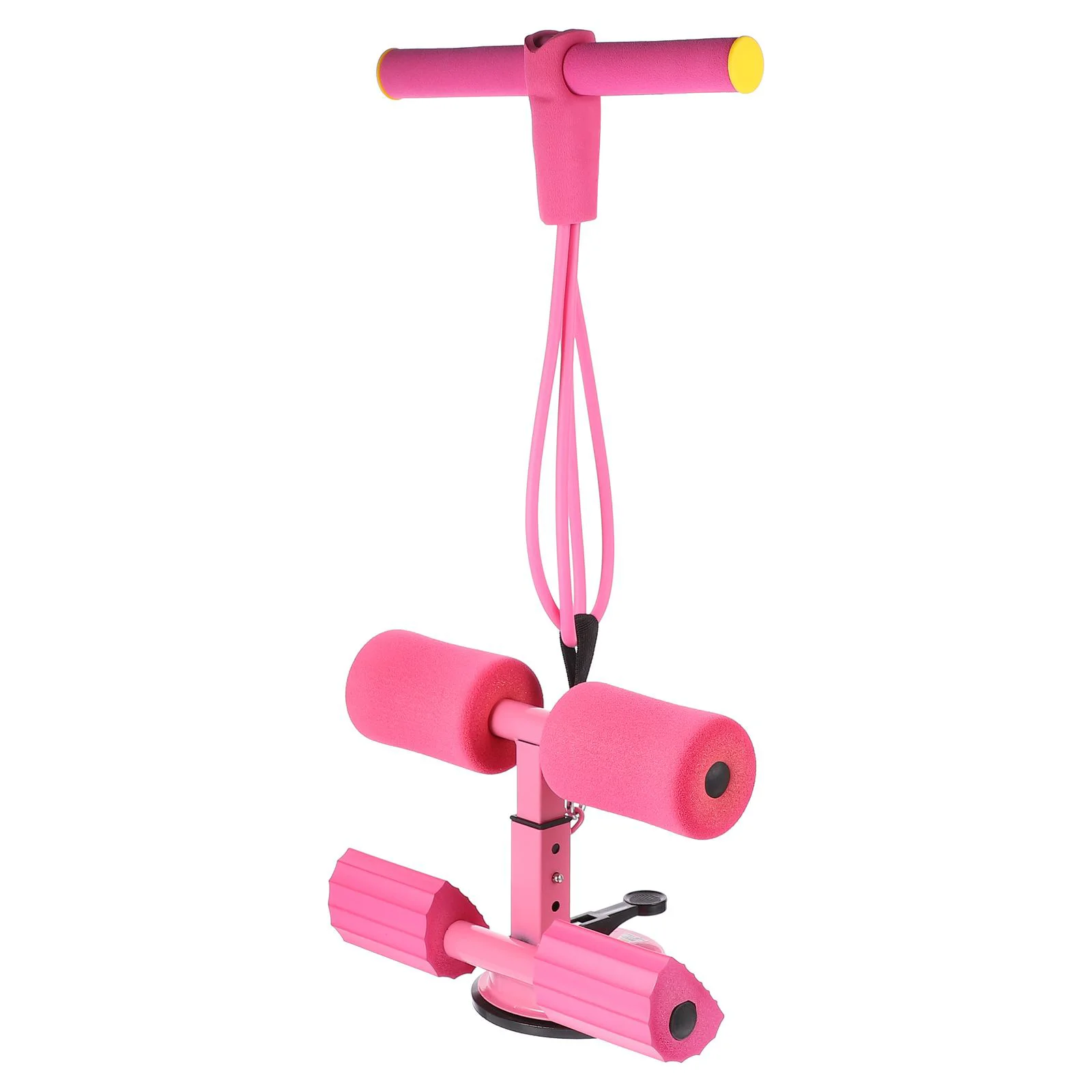 Fitness Equipment Auxiliary Abdomen Exerciser Belly Device Sit-up Assist Bar Pink Portable Crunches Aid