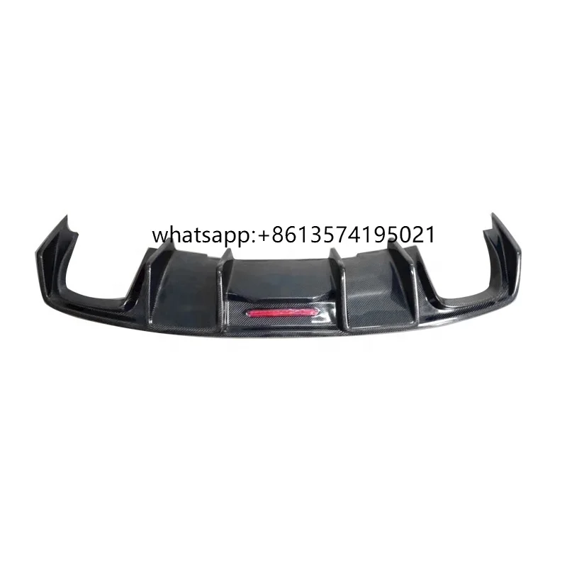 

High Quality KB Style Car A4 Sline S4 Carbon Fiber Rear Diffuser Rear Bumper Bottom Lip for S4 A4 B8.5 2013 2014 2015 2016