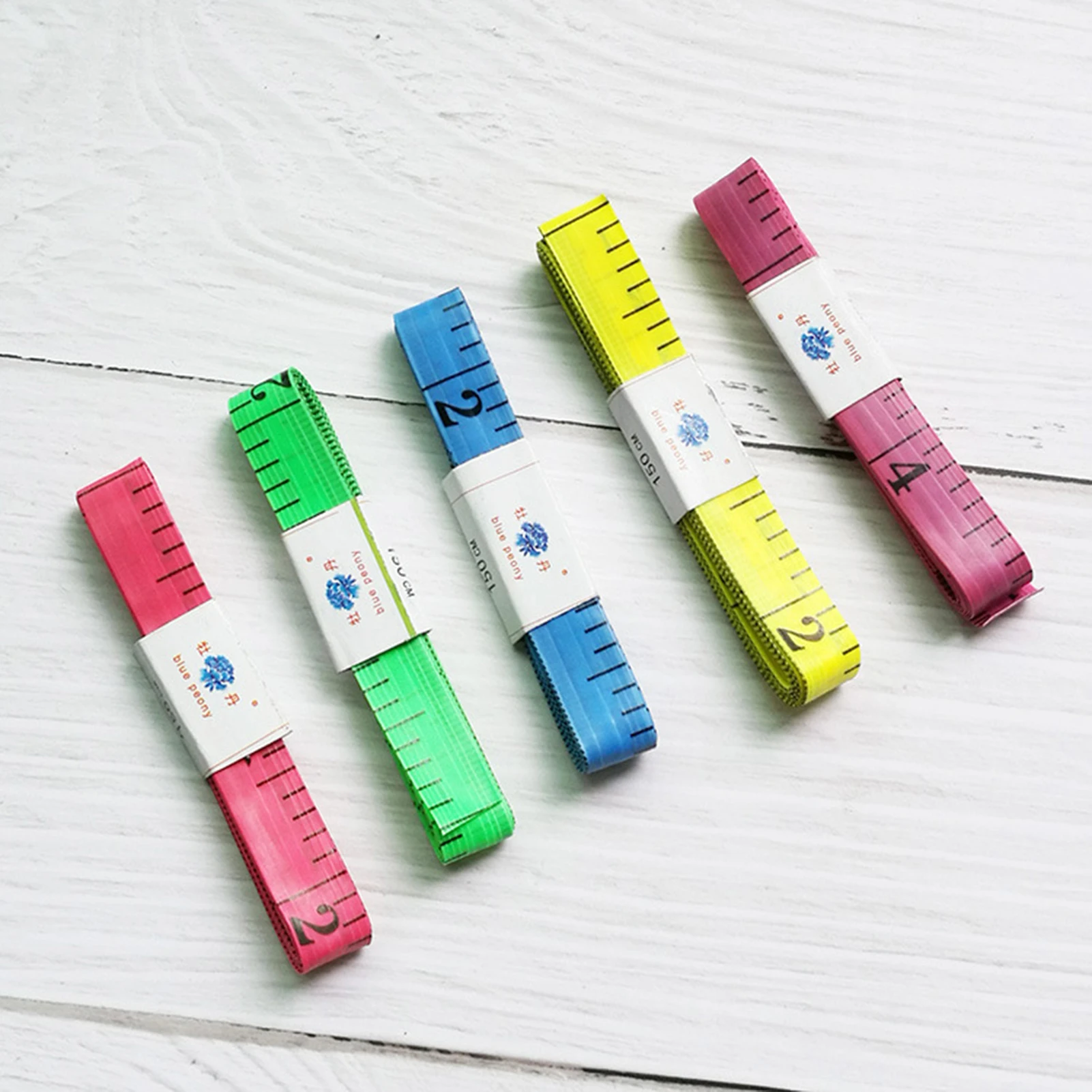 Flexible Measuring Tape Soft Ruler for Tailoring Sewing Body Measurement 1.5m Colorful Retractable Cloth Tool Durable