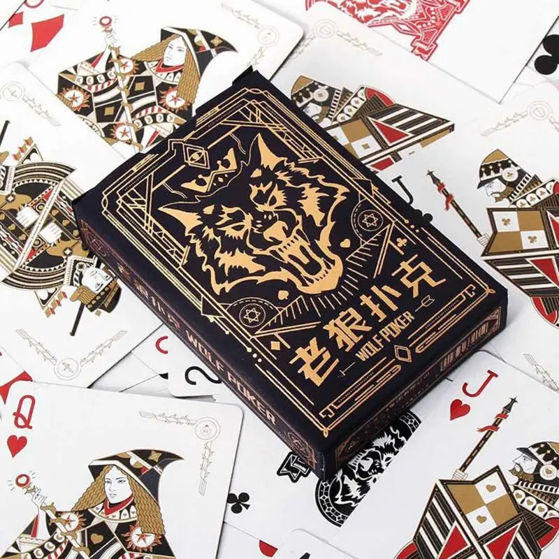 Jeu de cartes de Poker loups-garous en papier 54 pièces/ensemble, jeu de société pour fête en famille, belle Collection de cadeaux