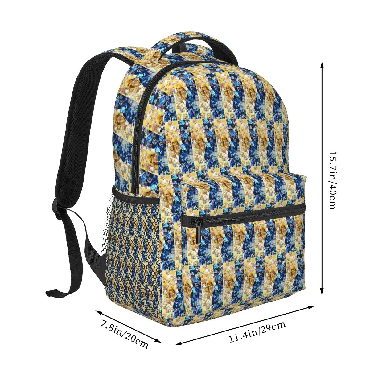 Shadow Milk Cookie Run Kingdom Cute Cartoon Anime Backpack Student BookBag Kids School Bag Computer Shoulder Bags for Men Women