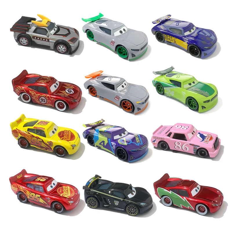 

Оригинальные коллекционные модели автомобилей Disney Pixar: Машинки 2, Машинки 3, Блискавка Макквейн, Чик Хикс, масштаб 1:55, литые металлические модели, коллекционные машинки, подарки и игрушки для детей