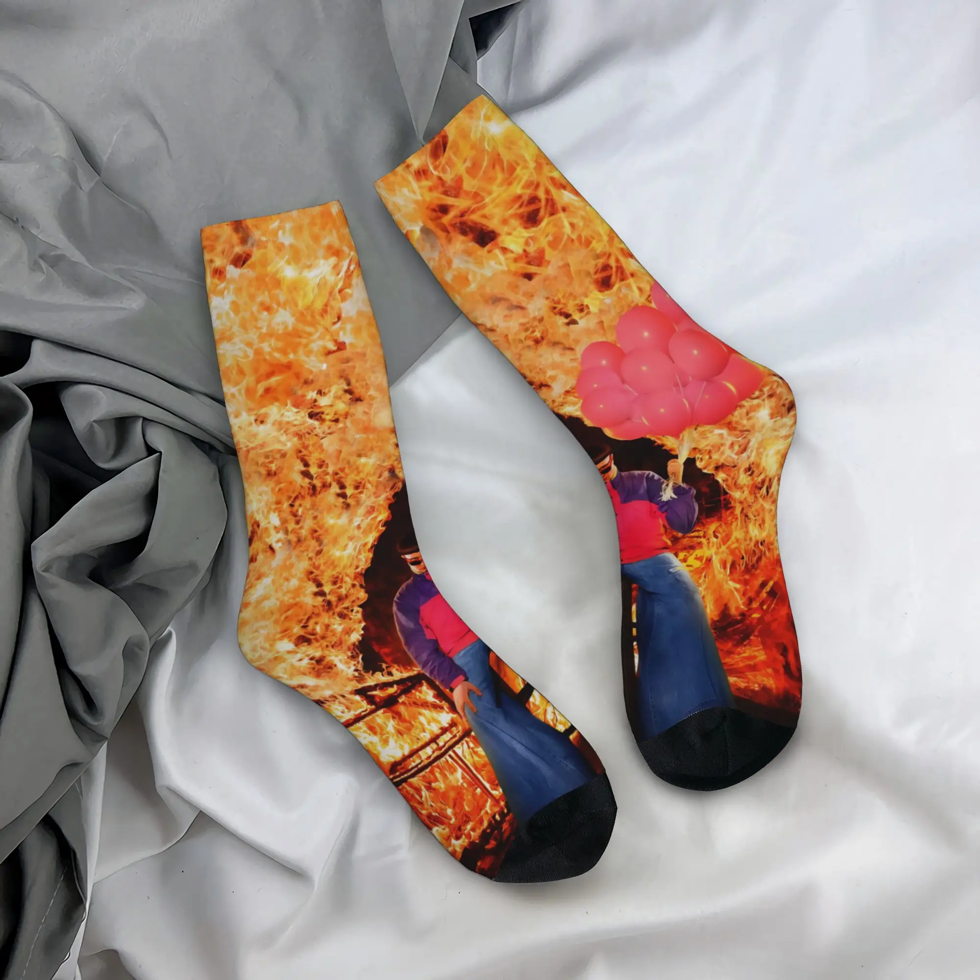 Autumn Winter Fashion Women Men Singer O-Oliver Tree  Socks  Non-slip Crew Socks