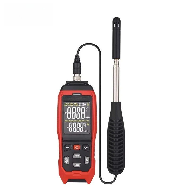 TA622C Digital Temperature Humidity Meter Thermometer Hygrometer PC Connection Data Logger Plastic Material OEM ODM