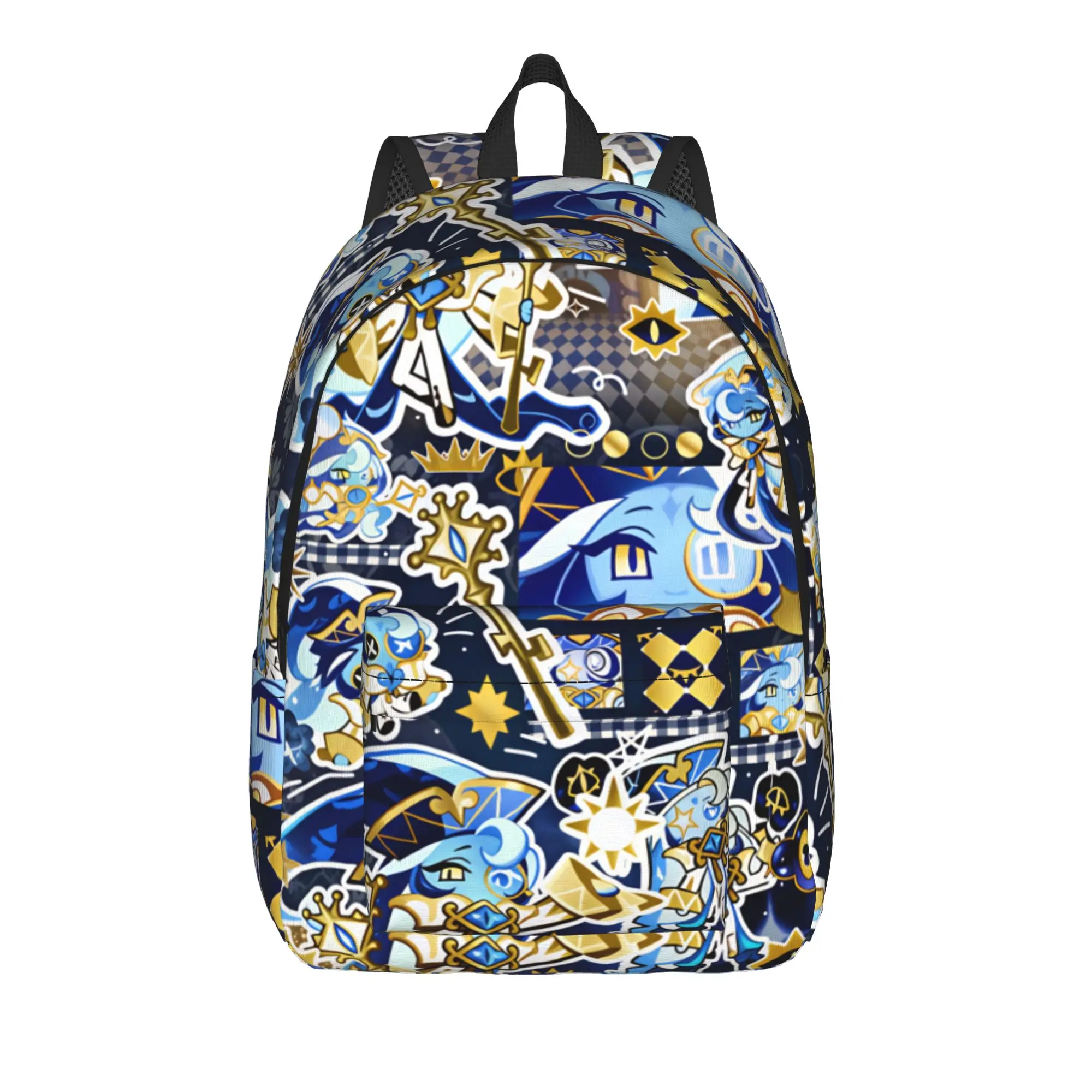 Shadow Milk (5) Backpack Student Cookie Run Kingdom Print Backpacks Polyester Kawaii High School Bags Travel Custom Rucksack
