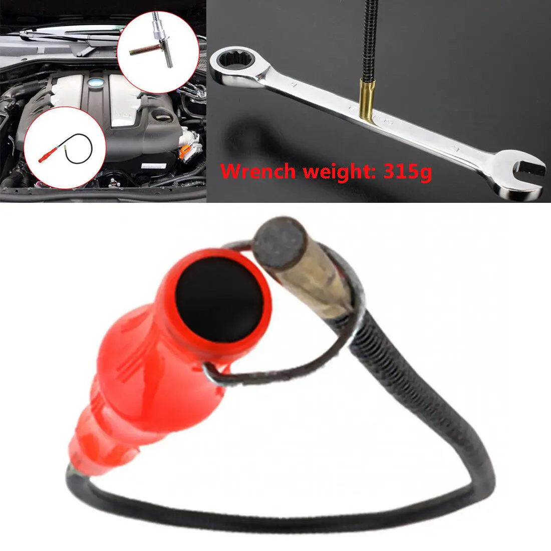 

Сильный магнитный инструмент для захвата, гибкий магнит, пружинная ручка, захват, ручные инструменты для сбора гайки, болт, регулируемый стержень для захвата