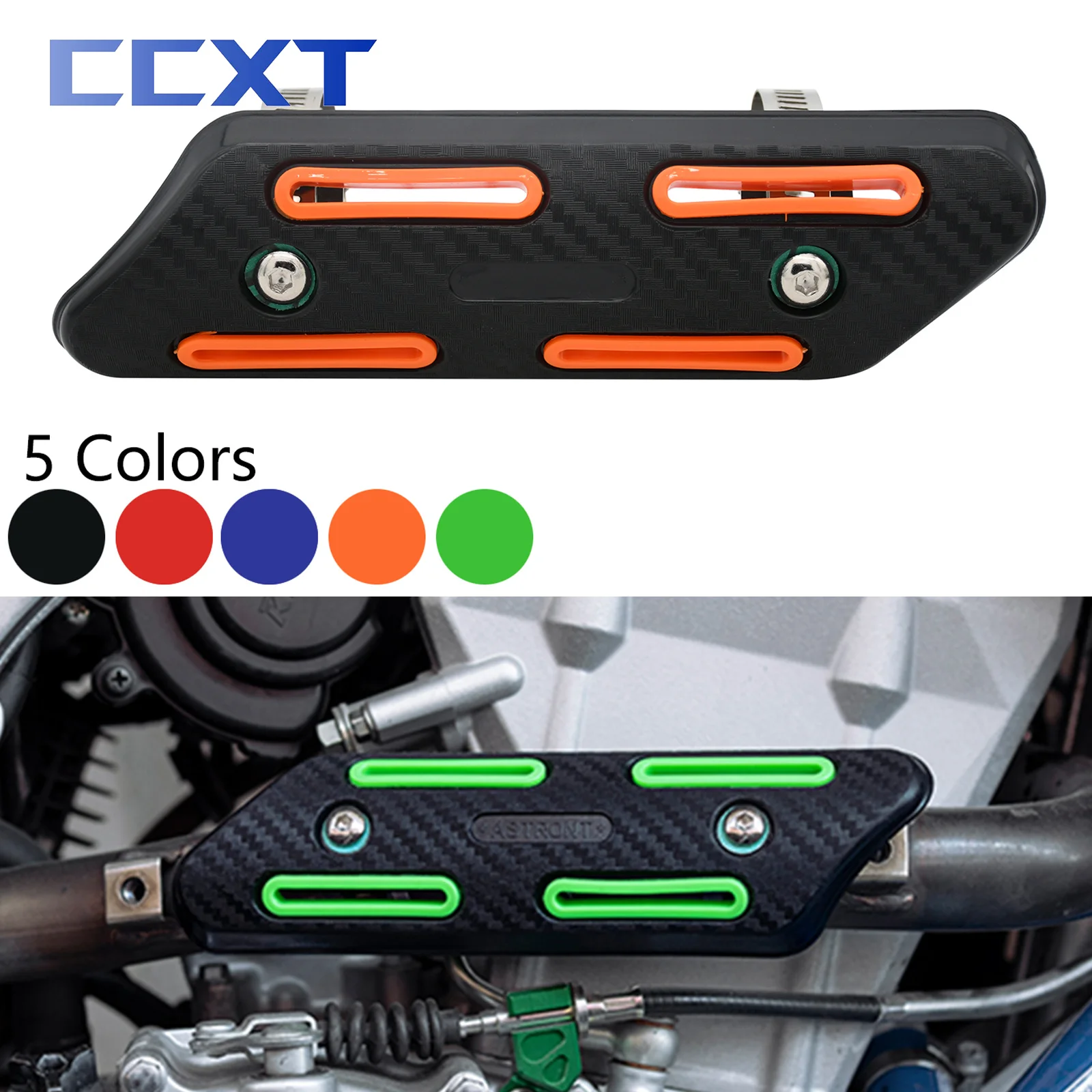 Motorcycle Exhaust Heat Shield Protector Guard Cover For KTM EXC EXCF SMR SX SXF XC XCF EXCW XCFW Yamaha Honda Kawasaki Suzuki