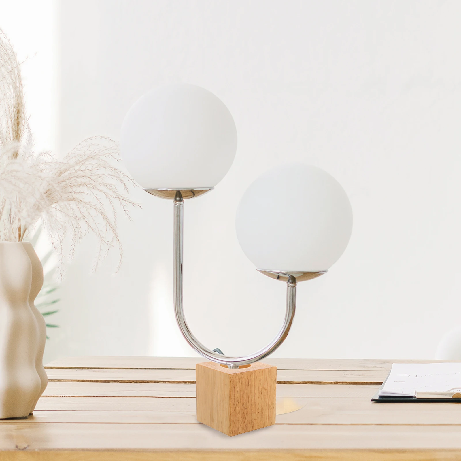 

1pcs Wooden Table Base Small E27 Lamp Holder For Diy Desk Lamp Replacement Round Wood Base Home Bedroom Decor