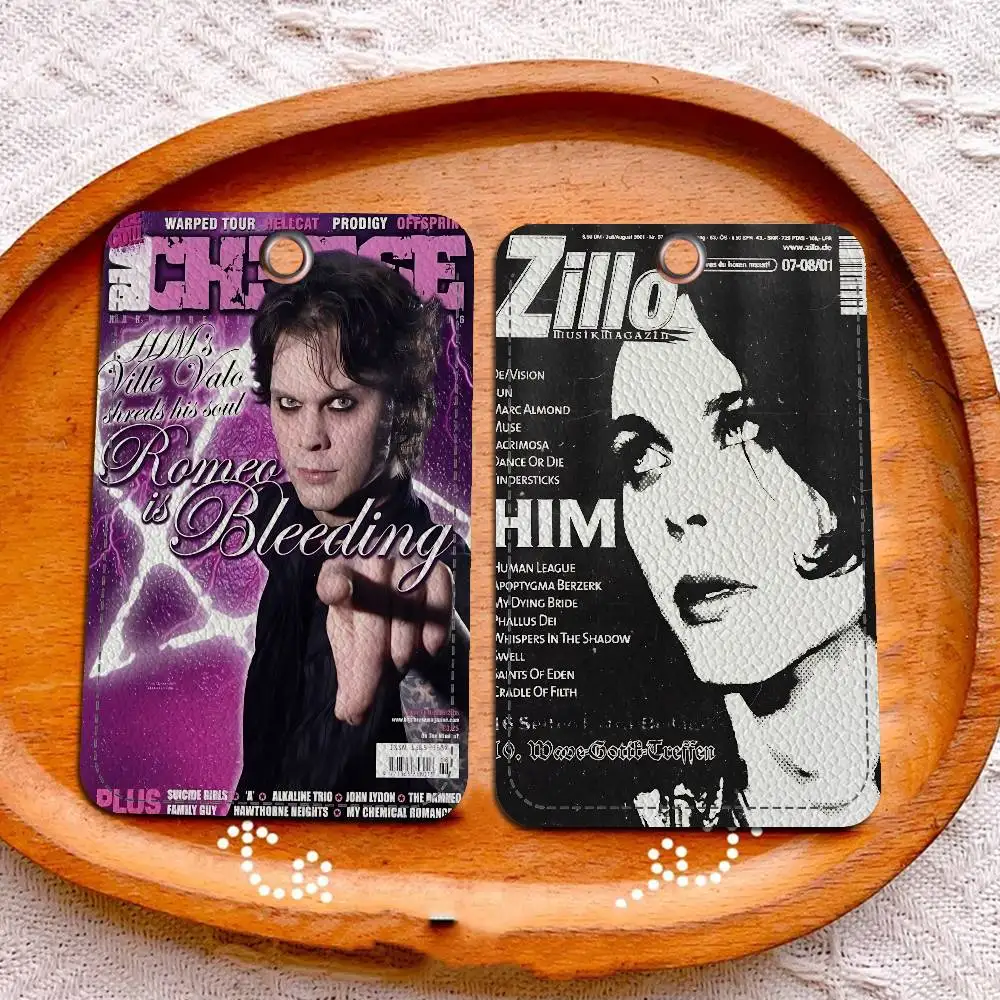 الفرقة الكلاسيكية H-His I-Infernal M-Majesty 1 قطعة INS حامل بطاقة الحرم الجامعي للطلاب الكرتونية الإبداعية لبطاقة الوجبات، بطاقة الحافلة، بطاقة العمل