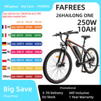 FAFREES 26 Hailong One 250W Electric Bicycle 26Inch Bike 36V 13Ah Adult Electric Motorcycle Ebike Outdoor MTB Mountain Bicycle