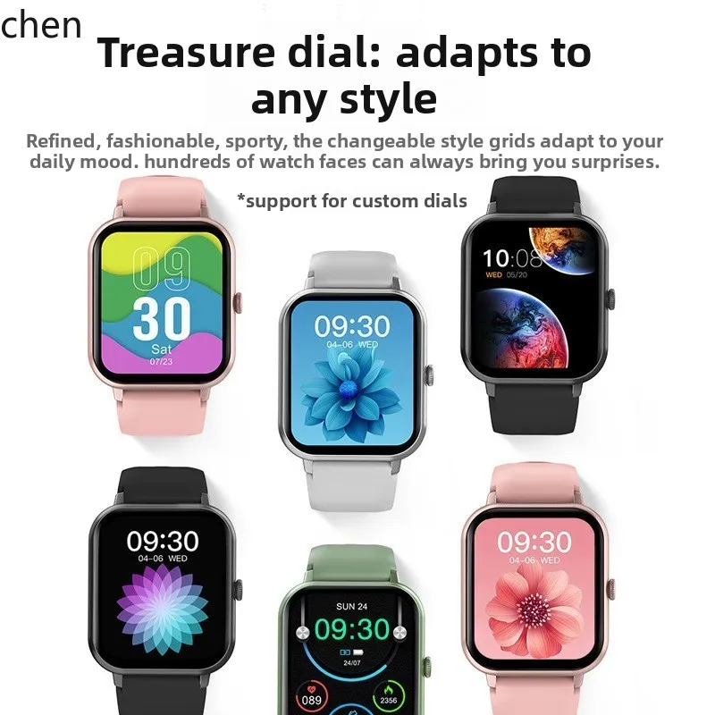 YFY Smartwatch Blood Pressure Blood Oxygen Heart Rate Monitoring Call Waterproof Dial Sports Watch