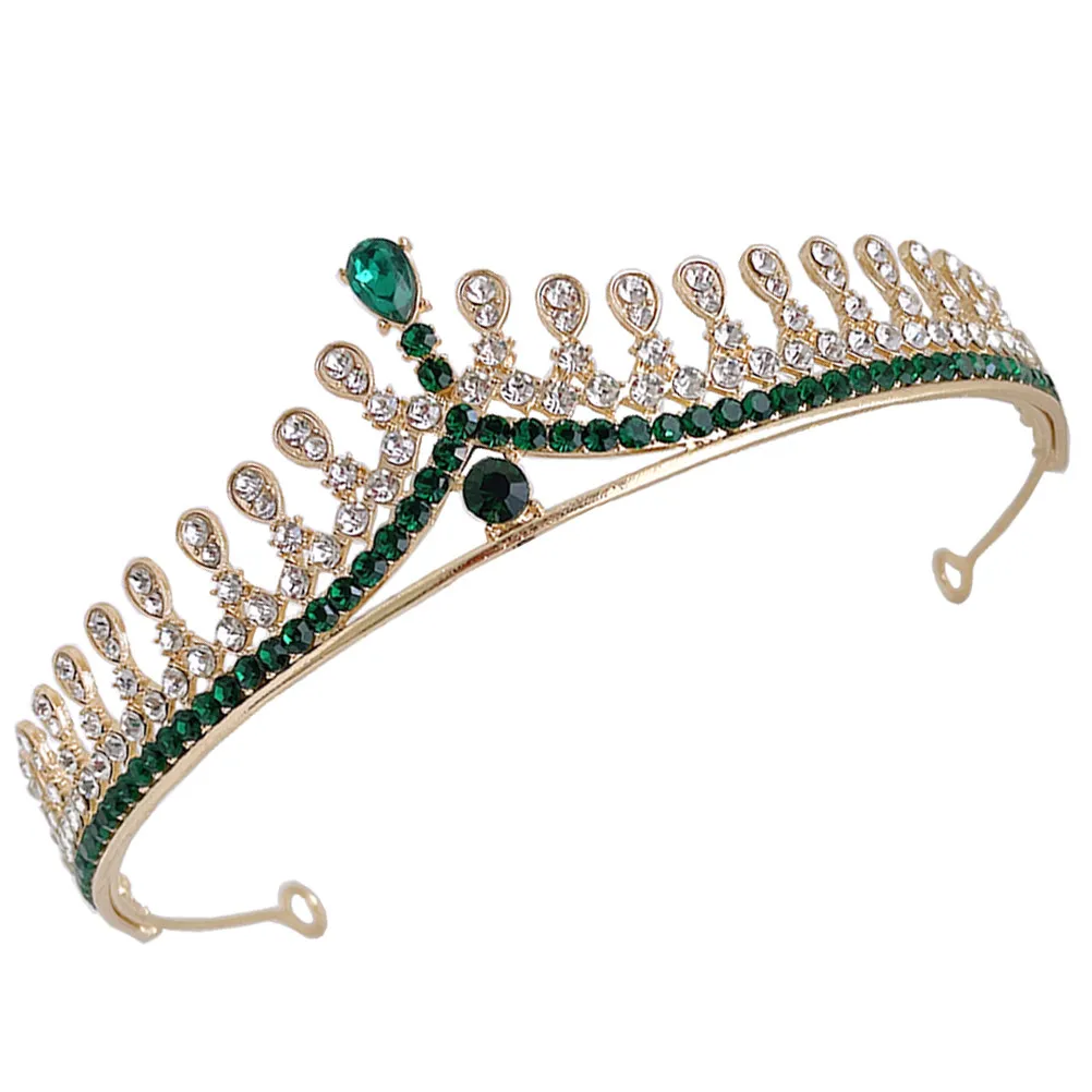 

Elegant Rhinestone Bride Tiara Bridal Crown Wedding Headdress for Women Hair Accessory Sparkling Wedding Party Proposal